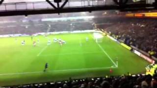 Nottingham forest v Derby 52 pre match amp goal [upl. by Akilaz]