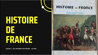 Histoire de France à lancienne  Leçon 5  les grandes invasions et Clovis [upl. by Rolfe320]