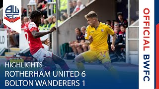 HIGHLIGHTS  Rotherham United 61 Bolton Wanderers [upl. by Ellicott485]