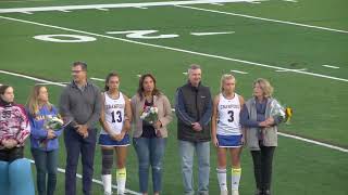 Cranford High School Field Hockey Senior Night 2023 [upl. by Onateyac]