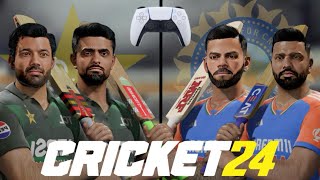 IND vs PAK  Epic Cricket Battle  Cricket 24 Gameplay  PS5 [upl. by Nnylasor]