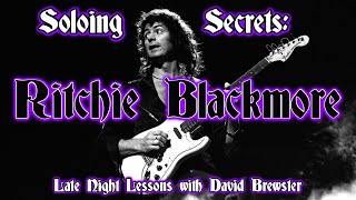 Soloing Secrets  Ritchie Blackmore [upl. by Aidualc807]