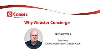 Why Webster Concierge [upl. by Gamaliel]