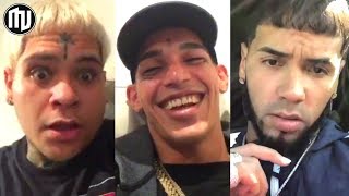 ¡INCREÍBLE ¡Almighty y El Dominio arreglan y le tiran a Anuel en live  Anuel envía mensaje [upl. by Martella]