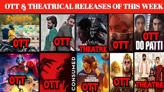 THIS WEEK OTT amp THEATRE RELEASESOTT RELEASES THIS WEEKNEW RELEASES THIS WEEKNEW ON OTT [upl. by Hnoj]