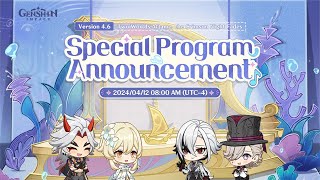 46 BANNER UPDATES AND REWARDS LIVESTREAM THIS FRIDAY  Genshin Impact [upl. by Boothe]