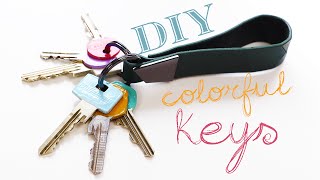 Quick DIY  Colorful Keys [upl. by Luapnaes]