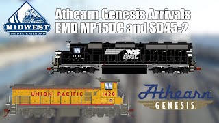 Athearn Genesis EMD MP15AC and SD452 [upl. by Susann658]