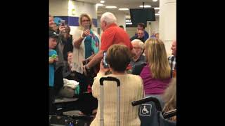 Newfoundland Kitchen Party at YYZ Airport [upl. by Orabel]