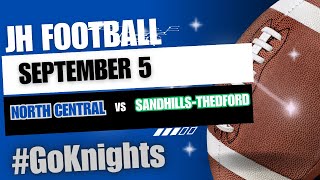 JH Football North Central vs Sandhills  Thedford 2023 [upl. by Accire428]