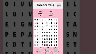 Sopa de letras GIMNASIA Cerebral [upl. by Ssilb219]