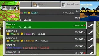 Mejores servidores para Craftsman4 Craftsman Crafting amp Building Crafting and building y Minecraft [upl. by Gnol27]