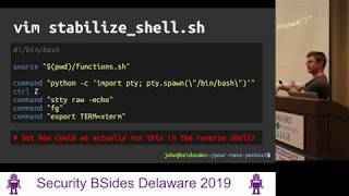 A Poor Mans Pentest Automating the Manual  BsidesDE 2019 [upl. by Anitsuga114]