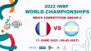 FRA vs ARG  Mens Competition Group C  2022 IWBF Wheelchair Basketball World Championships [upl. by Anitsirhc589]