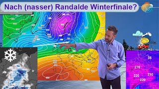 Nach nasser Randale Winterfinale Erst Luftmassengrenze dann erneut Spätwinter Kalt bis Ende März [upl. by Easter110]