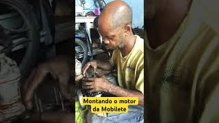 Montando o Motor da mobilete parte 2 [upl. by Nelehyram683]