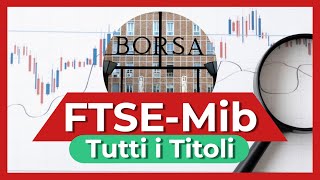 FTSE MIB analisi titoli Settimana positiva ma [upl. by Teena]