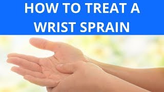 How To Treat a Wrist Sprain [upl. by Dippold207]