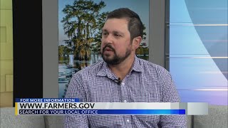 USDA Farm Service Agent Kyle Guidry provides updates for Local Farmers [upl. by Neelie261]