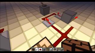 Minecraft tuto comment faire clignoter une lampe de redstone controlable [upl. by Nepets]