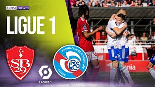 Brest vs Strasbourg  LIGUE 1 HIGHLIGHTS  05072022  beIN SPORTS USA [upl. by Akkim]