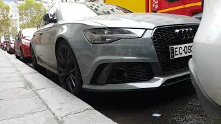 2016 nardo grey AUdi RS6 avant 560 HP in PAris France [upl. by Phineas10]