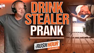 Drink Stealer Prank On James Brayshaw  Rush Hour with JB amp Billy [upl. by Yruam]