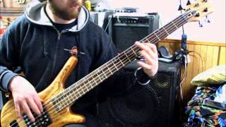 Decrepit Birth  Dimensions Intertwine on bass guitar [upl. by Egiap]