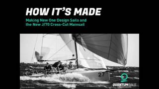 How Its Made  The New J70 Mainsail [upl. by Ilarrold]