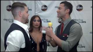 Dancing with the Stars  Jack Osbourne amp Cheryl Burke AfterBuzz TV Interview October 7th 2013 [upl. by Nairolf662]