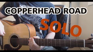 Steve Earle  Copperhead Road Solo  Acoustic Guitar [upl. by Virge]