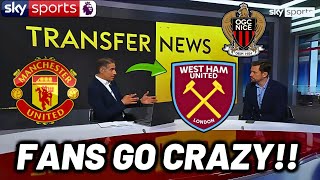 🚨 UNBELIEVABLE TRANSFER NEWS 🤬 WESTHAM GETS ANGRY AT SIR JIM OGC GOOD DEAL TODAY MAN UTD NEWS NOW [upl. by Frech559]