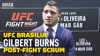 Gilbert Burns to Colby Covington ‘You’re Going To Eat Those Words’ [upl. by Berardo]