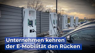 Unternehmen kehren der EMobilität den Rücken [upl. by Anaihr]