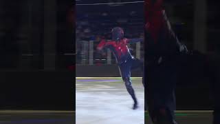 Tricker and Acro Skater Sebastian Mendez quotInto the SpiderVersequot Gold on Ice 2024 [upl. by An352]