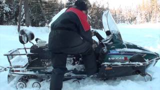 Yamaha Viking VK540 Cold sart minus 26 [upl. by Kyred]