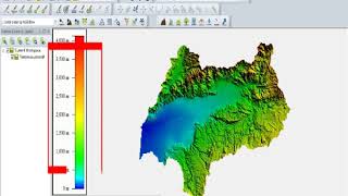 Create hypsometric map using Global mapper amp ArcGIS [upl. by Leahcin981]