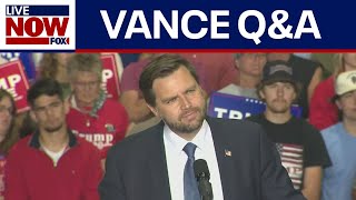 WATCH JD Vance holds QampA during rally in Wisconsin  LiveNOW from FOX [upl. by Micheline]