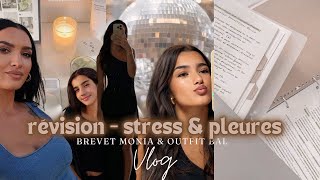 VLOG BREVET MONIA  REVISION  BAL DU COLLÈGE  STRESS [upl. by Utas]