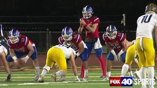 Folsom Bulldogs edge Oak Ridge Trojans 3427 to win 3rd straight Div Section Championship [upl. by Bonnibelle]