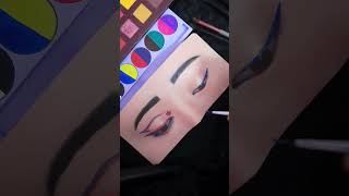 Graphic eyeliner apply easy step madhvimakeupartisteyemakeuptutoiral [upl. by Anohsal857]