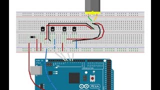 comment fonction un moteur avec4 transistors [upl. by Allebara]