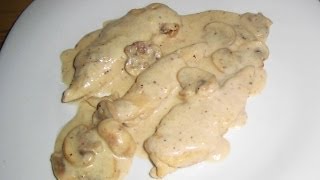 Solomillo de Pollo con Bechamel y Champiñones [upl. by Taft]