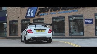 Benz W204 C63 AMG w ARMYTRIX CatBack Valvetronic Exhaust in UK [upl. by Jaclyn]