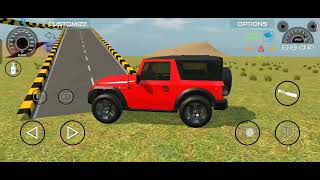 new Mahindra Thar 4 x 4 super power Mahindra automobile thar gaming gameplay games [upl. by Lawan]