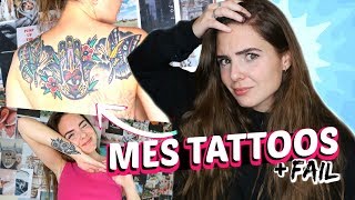 MES TATOUAGES SIGNIFICATIONS ET LES FAILS [upl. by Filide]