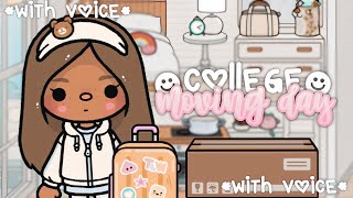 Moving To My New Dorm COLLEGE  With Voice  Toca Life World [upl. by Aundrea455]