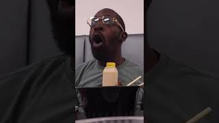 Drewski Reacts when trying Golden Cereal Milk onigiri foodvlog [upl. by Ahsinrats916]