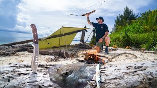 SURVIVAL Challenge  Bow n Arrow STINGRAY Catch and Cook [upl. by Nnaegroeg716]