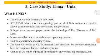 31 Case Study  UnixLinux Os [upl. by Sacram538]